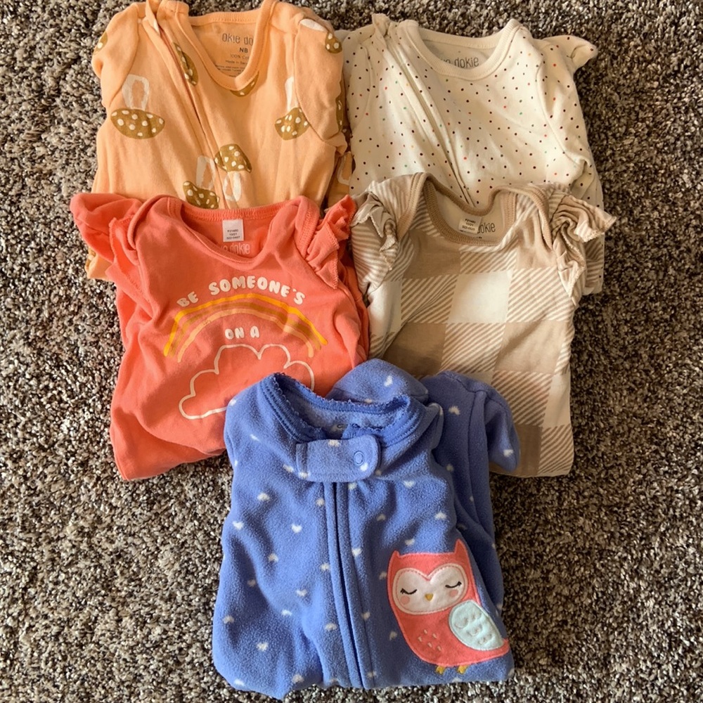 5 newborn sleepers